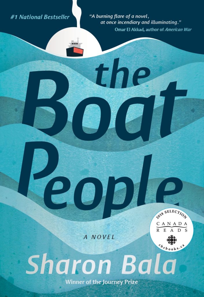 Book cover for The Boat People by Sharon Bala