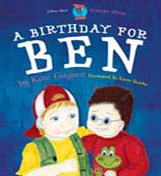 Book cover for A Birthday for Ben by Kate Gaynor