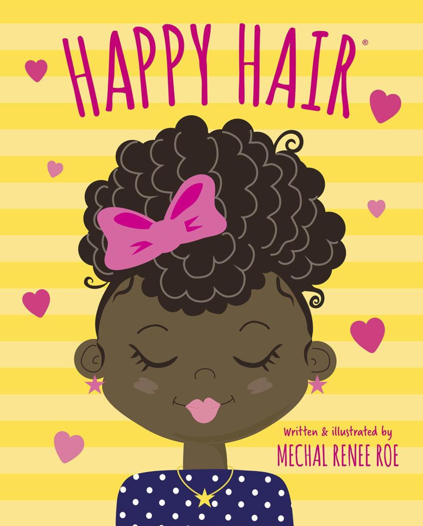 Book cover for Happy Hair by Mechal Renee Roe