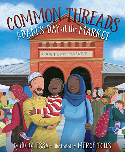 Book cover for Adam's Day at the Market by Huda Essa
