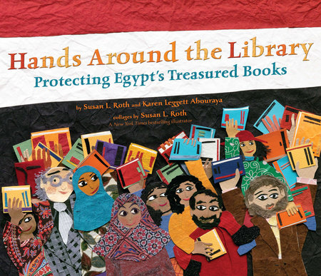 Book cover for Hands Around the Library by Karen Leggett Abouraya