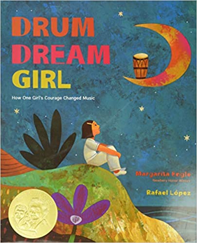 Book cover for Drum Dream Girl by Margarita Engle