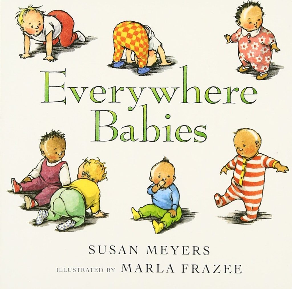Book cover for Everywhere Babies by Susan Meyers