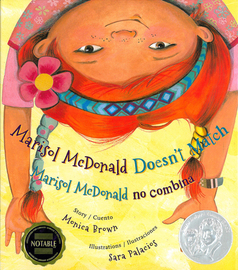 Book cover for Marisol McDonald Doesn't Match / Marisol McDonald no combina by Monica Brown