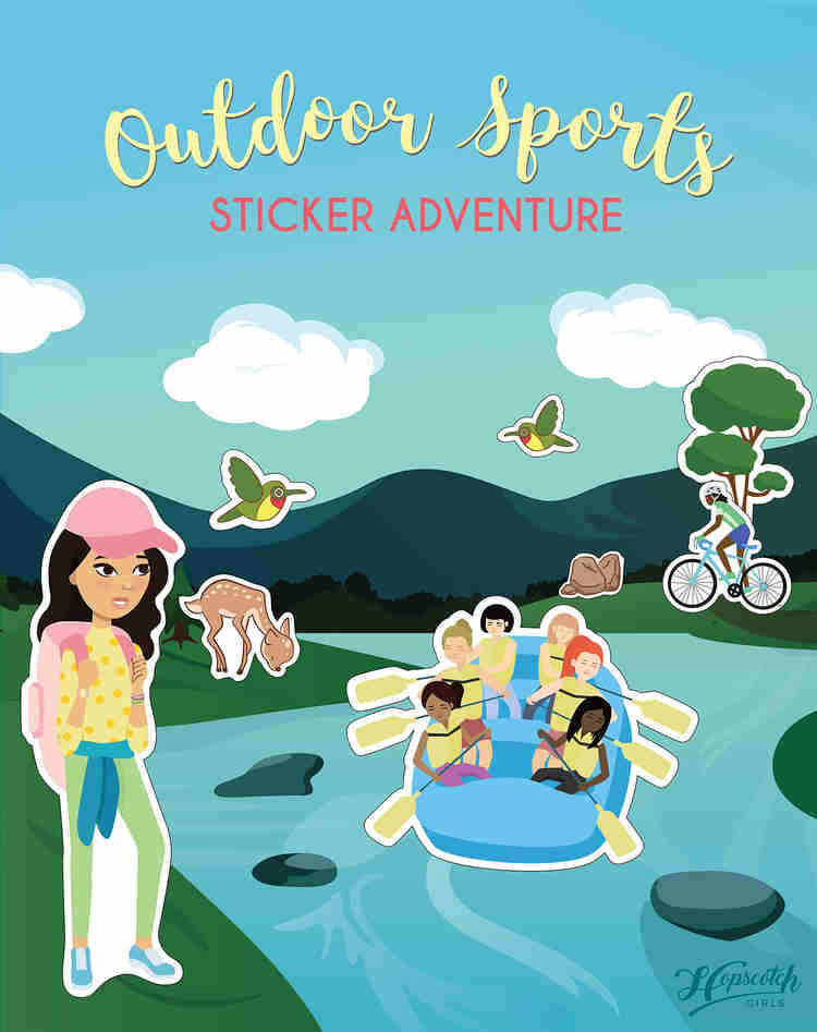 Book cover for Outdoor Sports Sticker Adventure