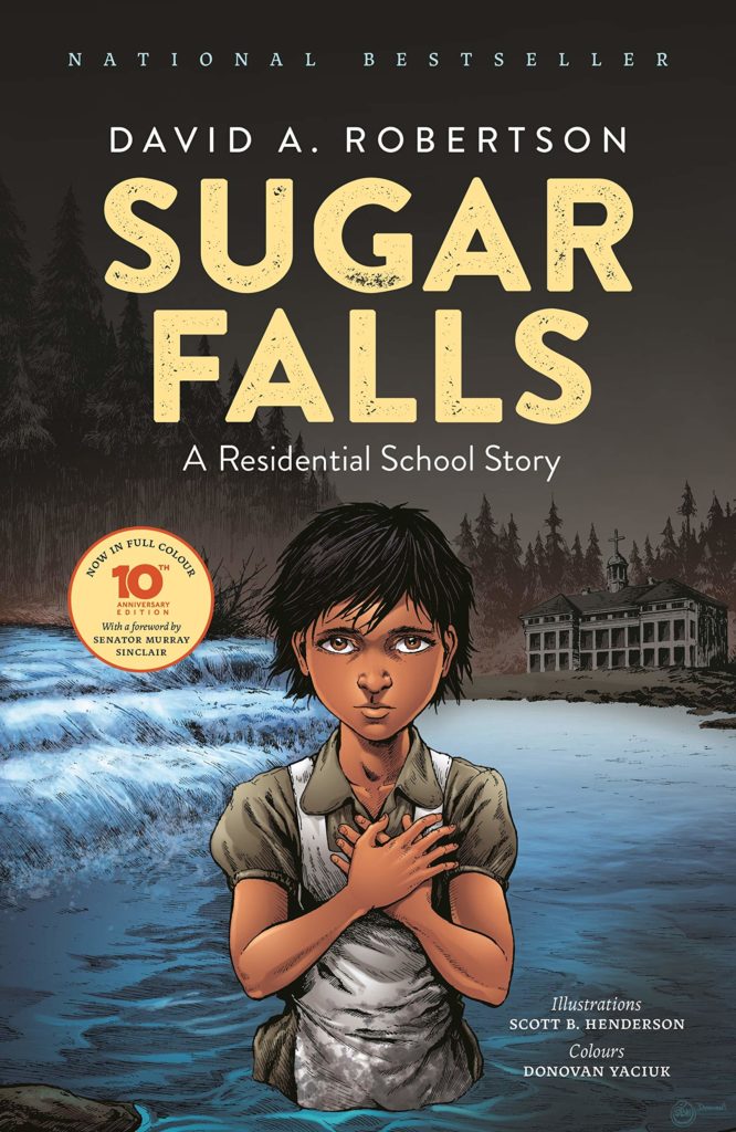 Book cover for Sugar Falls: A Residential School Story by David A. Robertson